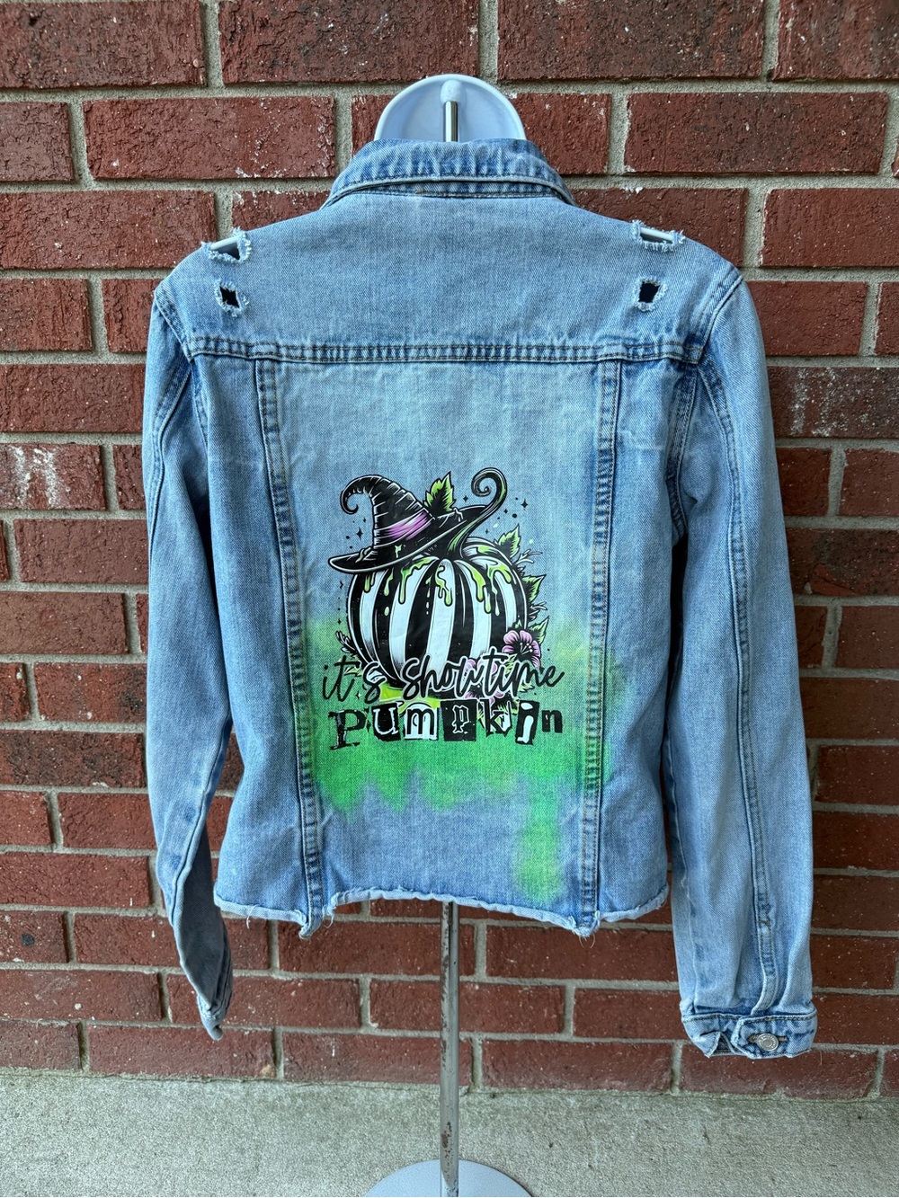Custom made - Beetlejuice - Denim Jacket - Medium